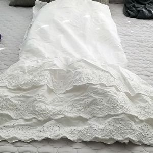 Pottery barn crib skirt